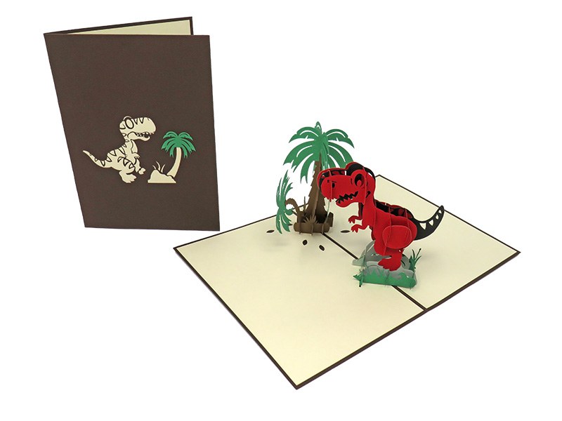 Dinosaurs pop-up cards