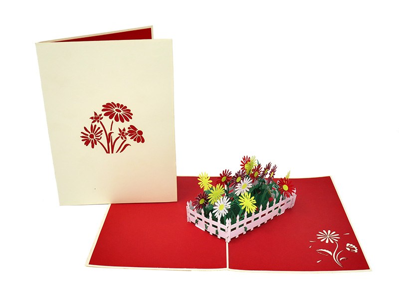 Flowers pop-up cards