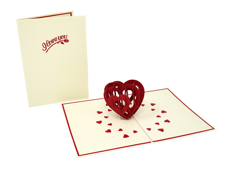 Love pop-up cards