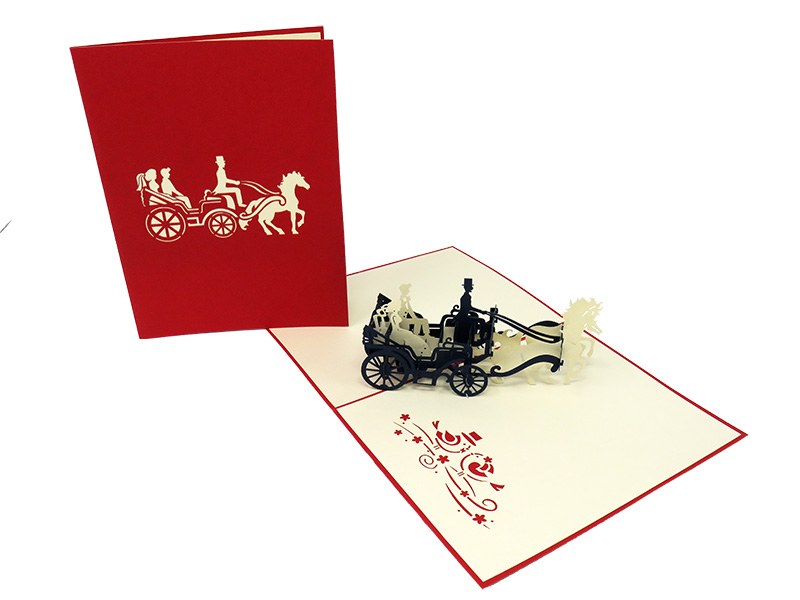 Wedding pop-up cards